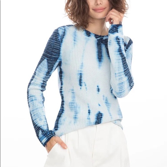 Generation Love Margot Indigo Tie Dye Knit Sweater (XXS) - Picture 2 of 14